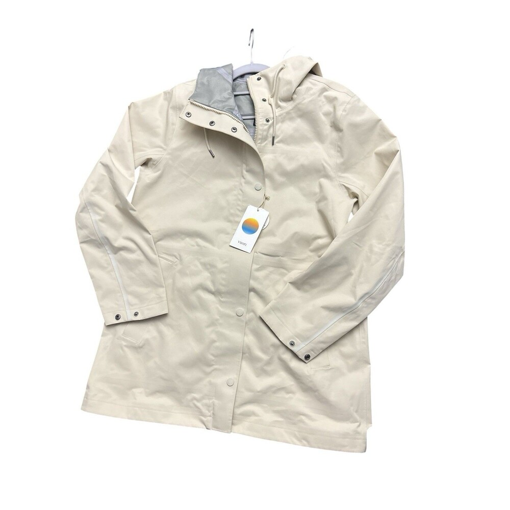 Vuori Women's Tuuli Rain Jacket Bone/White SIZE Small New $258 - Picture 3 of 6